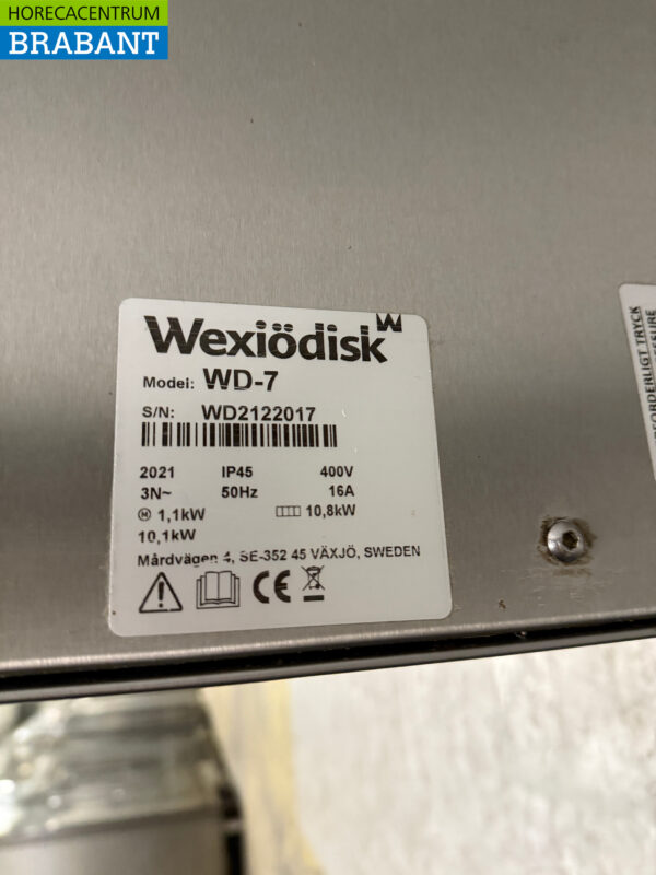 Lave-vaisselle coulissant Rhima WD-7 en acier inoxydable 400V Restauration – Image 7