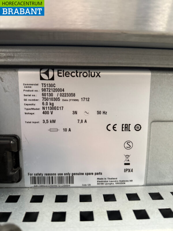 Electrolux T5130C Sèche-linge 6 kilos 230V Horeca – Image 5