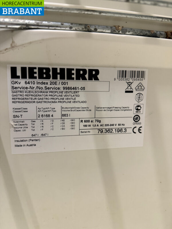 Liebherr Réfrigérateur 663 litres 230V Horeca – Image 5
