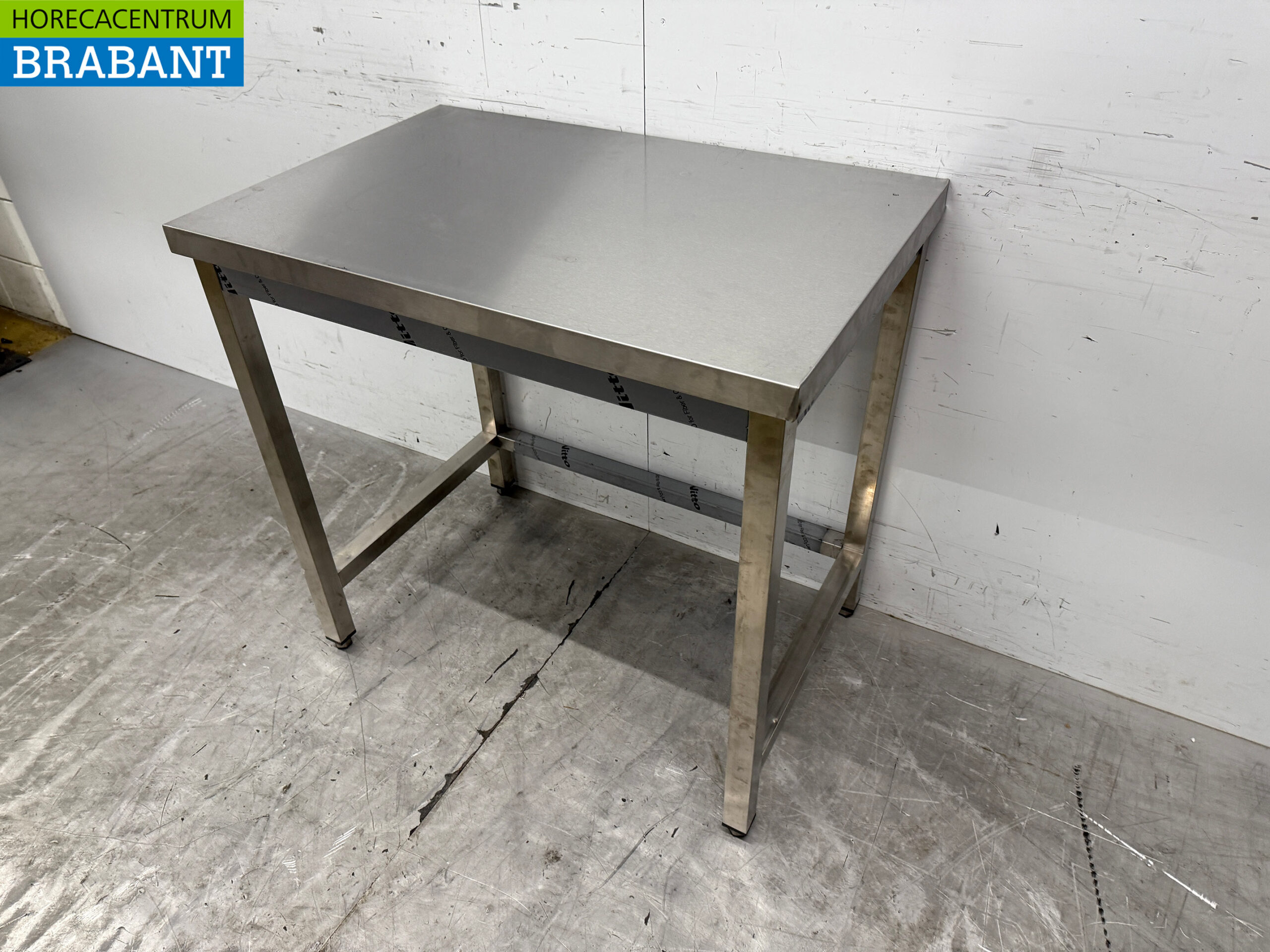Table de travail en acier inoxydable 90 x 60 x 85,5 cm Restauration – Image 2