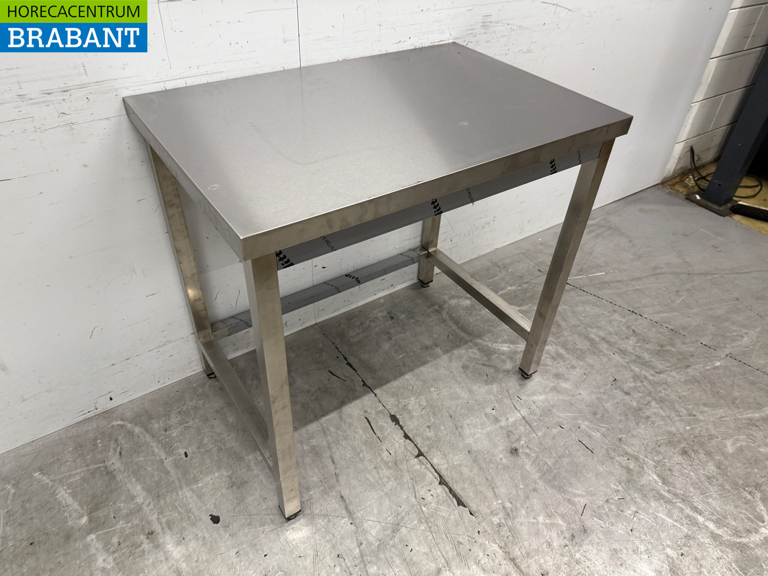 Table de travail en acier inoxydable 90 x 60 x 85,5 cm Restauration – Image 3