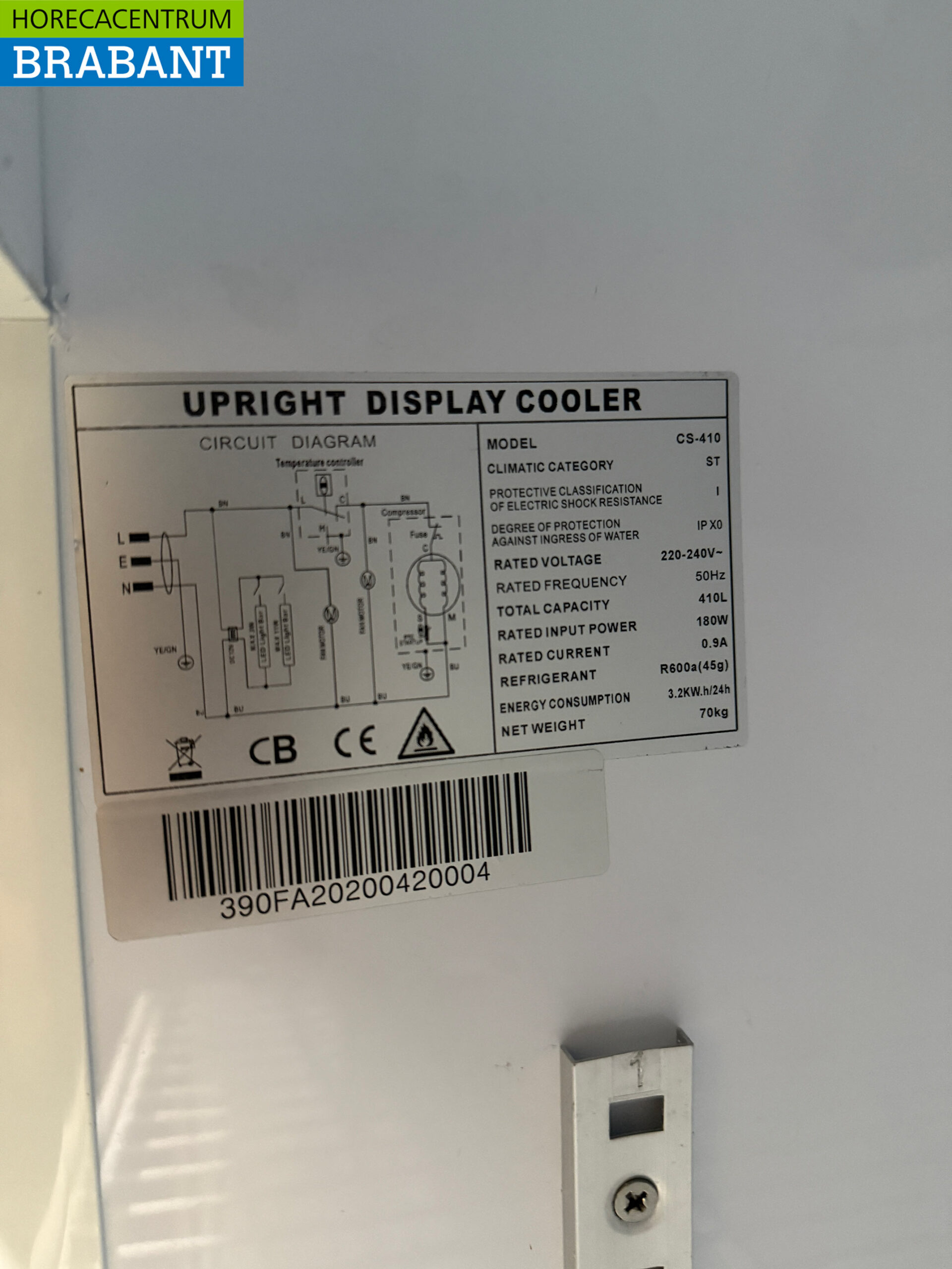 Glacière à porte vitrée 410 litres 230V Horeca – Image 5