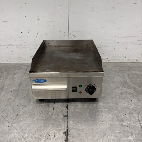 Planche à griller en acier inoxydable Planche à griller lisse 36 cm 230V Horeca