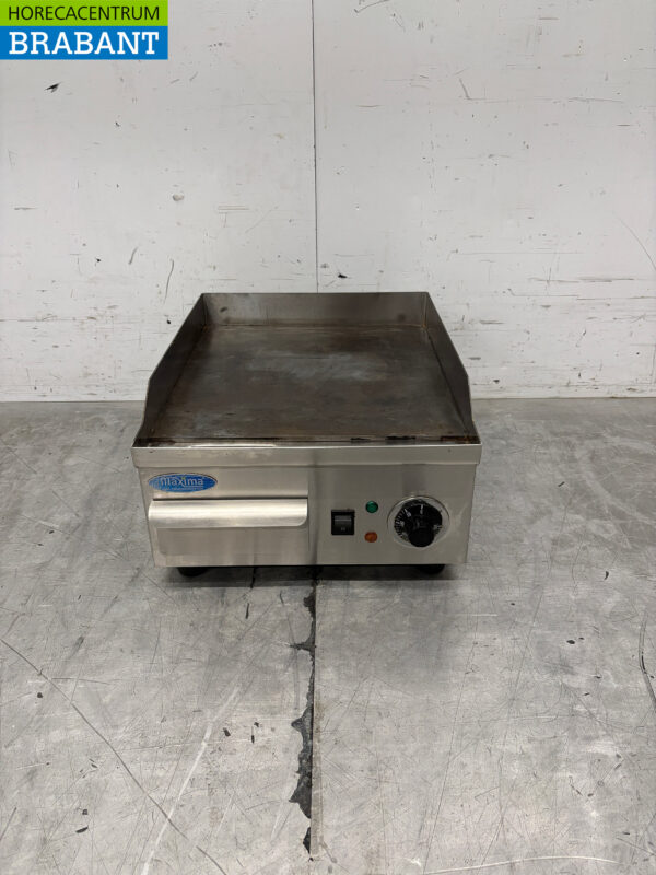 Planche à griller en acier inoxydable Planche à griller lisse 36 cm 230V Horeca