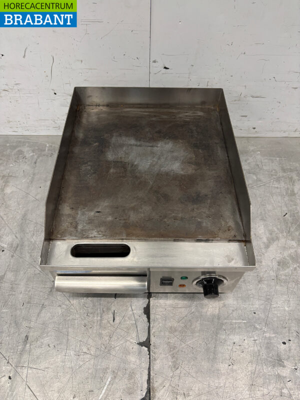 Planche à griller en acier inoxydable Planche à griller lisse 36 cm 230V Horeca – Image 4