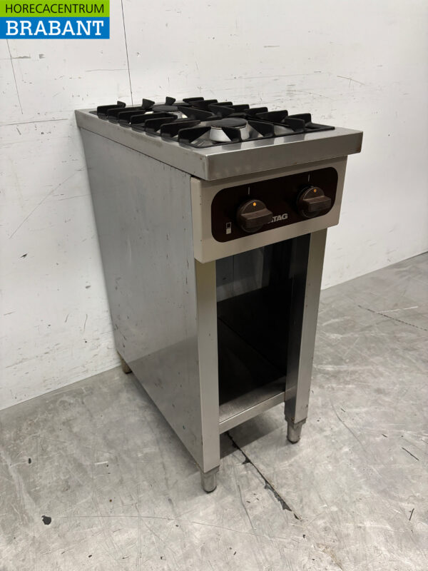 Plaque de cuisson Atag 2 feux en acier inoxydable 35 cm GAS Horeca – Image 3