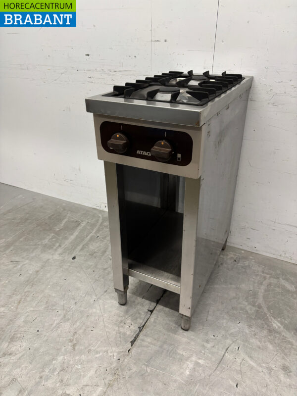 Plaque de cuisson Atag 2 feux en acier inoxydable 35 cm GAS Horeca – Image 4