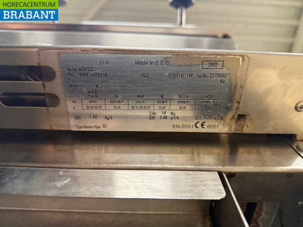 Zanussi Lavagrill Grill 70 cm GAS en acier inoxydable Restauration – Image 6