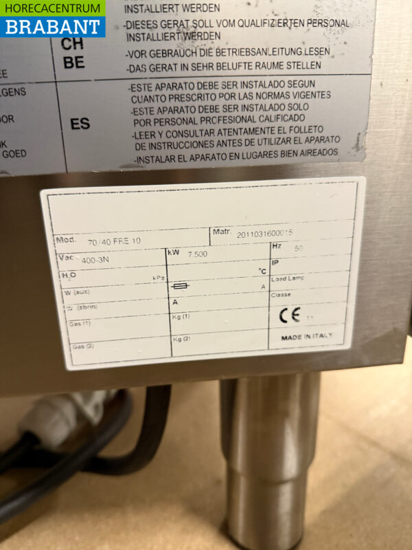 Friteuse modulaire en acier inoxydable 10 litres 400V Horeca – Image 6