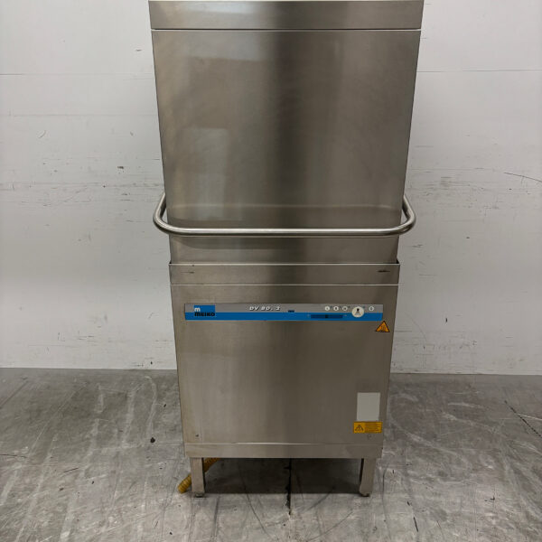 Lave-vaisselle à passage Meiko en acier inoxydable avec pompe de vidange 400V Horeca