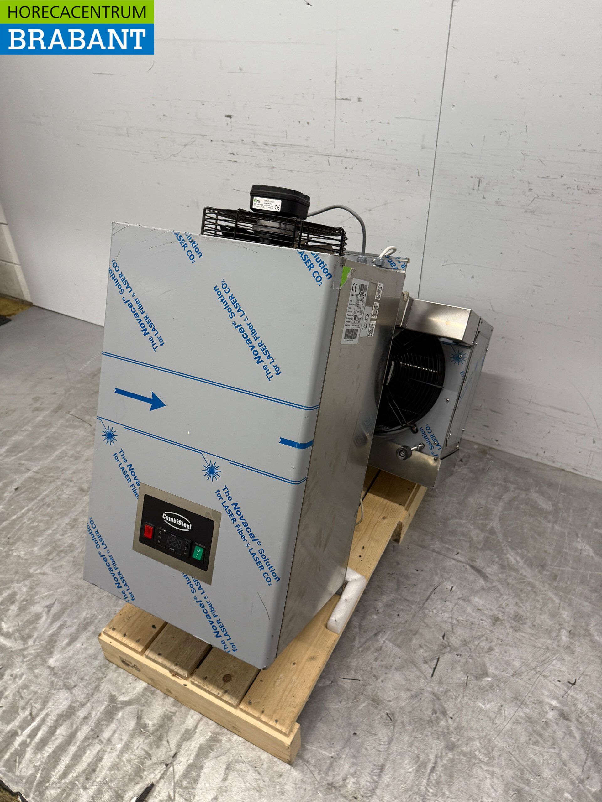 Unité de réfrigération Combisteel en acier inoxydable Unité murale monobloc 10 m3 230V Horeca – Image 2