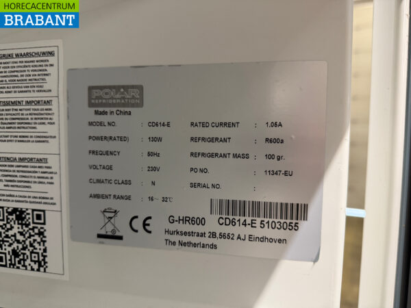 Polar Cooling 600 litres 230V Horeca – Image 5
