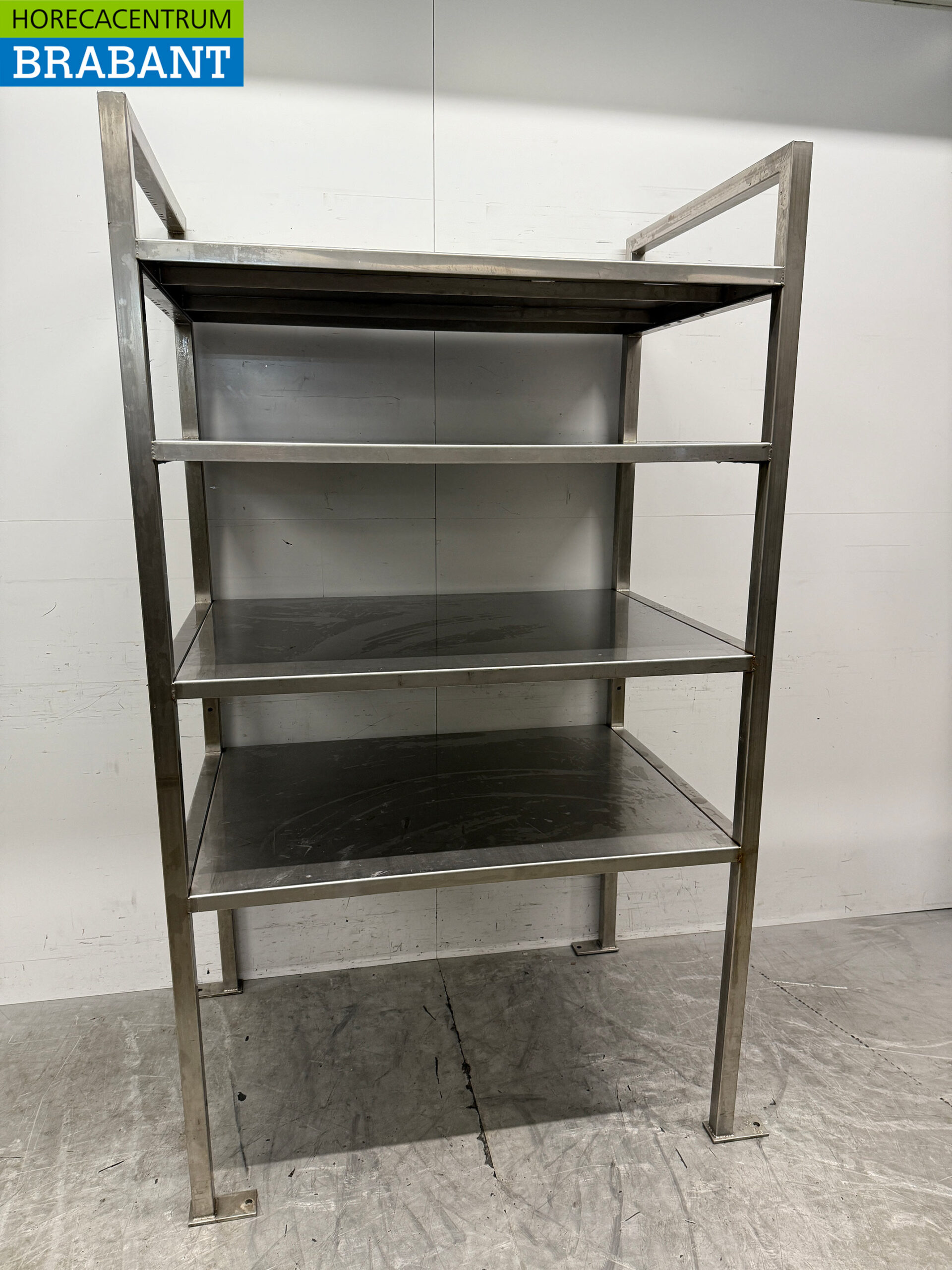 Rayonnage de stockage en acier inoxydable 115,5 x 80 x 200 cm Restauration
