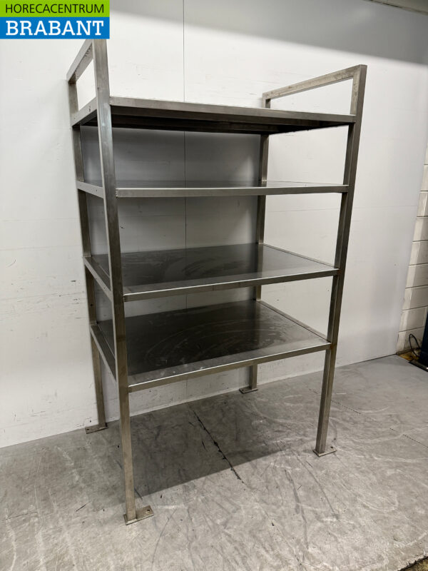 Rayonnage de stockage en acier inoxydable 115,5 x 80 x 200 cm Restauration – Image 2