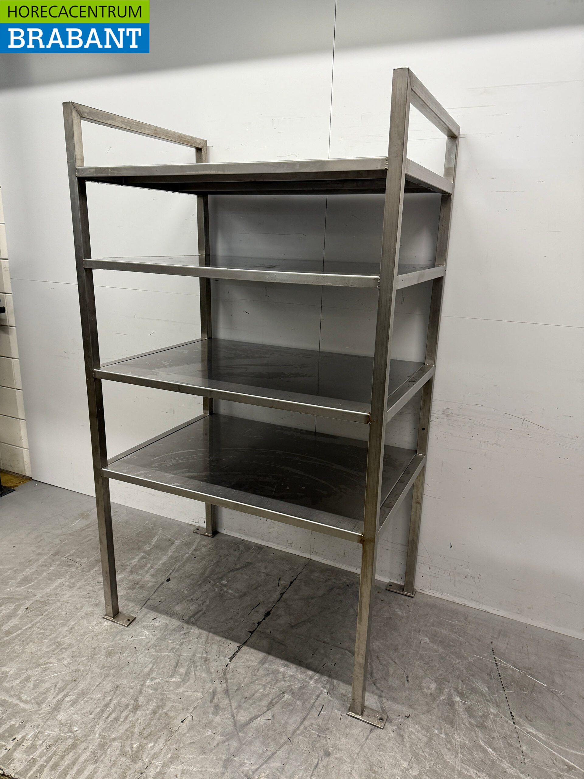 Rayonnage de stockage en acier inoxydable 115,5 x 80 x 200 cm Restauration – Image 3