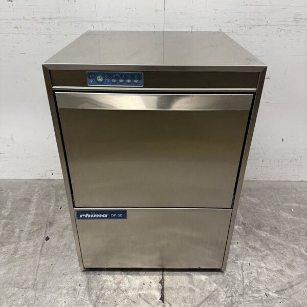 Lave-vaisselle Rhima NDR 50 I en acier inoxydable 400V Restauration