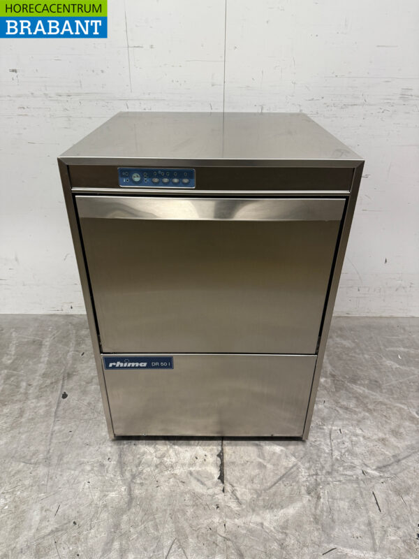 Lave-vaisselle Rhima NDR 50 I en acier inoxydable 400V Restauration