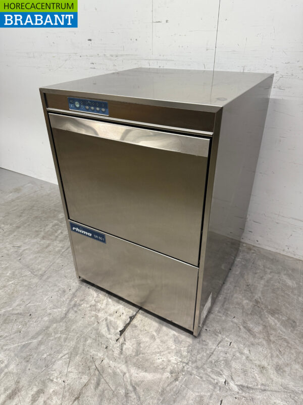 Lave-vaisselle Rhima NDR 50 I en acier inoxydable 400V Restauration – Image 2
