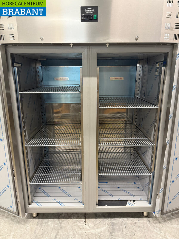 Combisteel en acier inoxydable Congélateur double porte 1400 litres 230V Horeca – Image 4