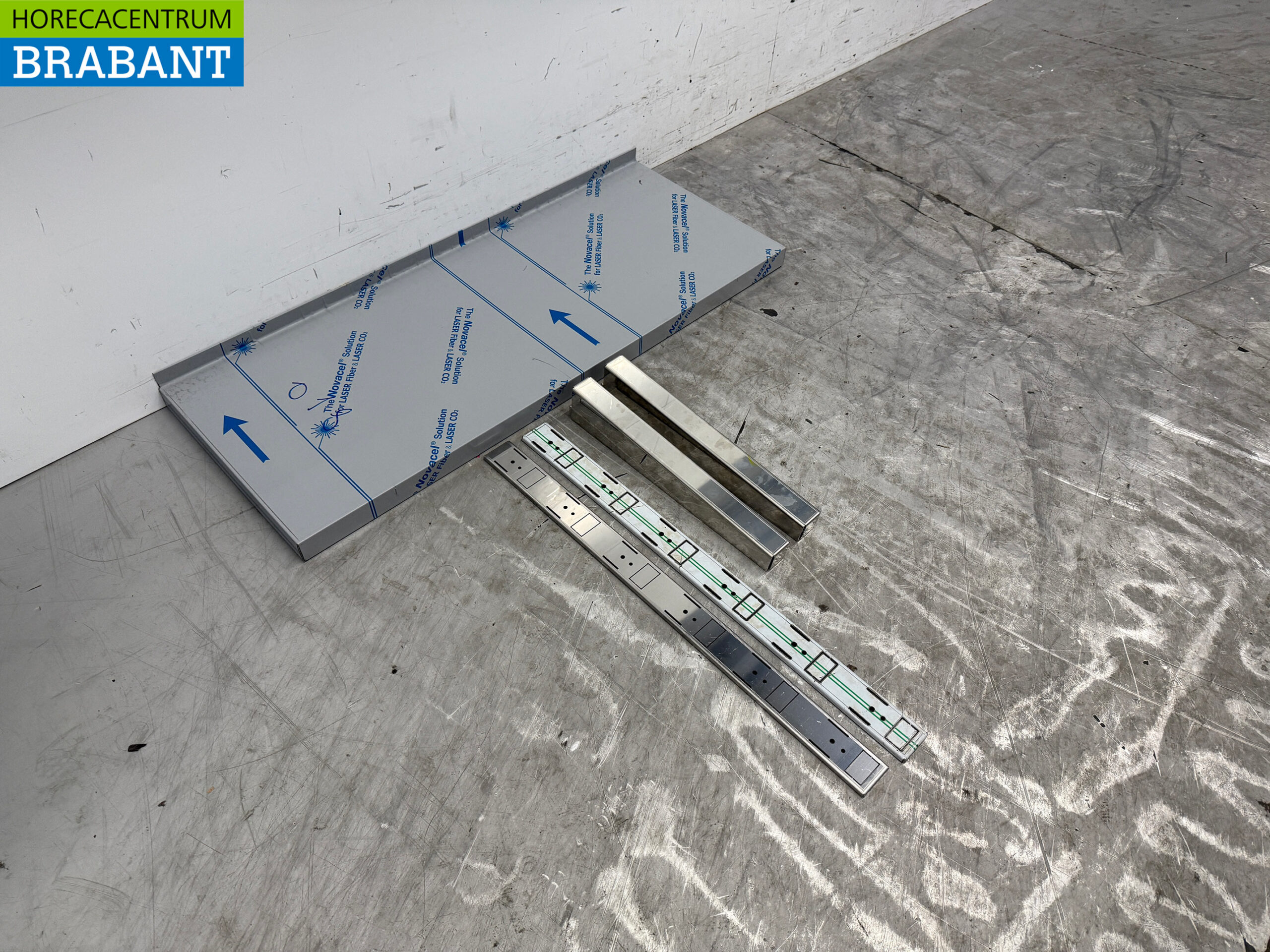 Étagère murale en acier inoxydable 100 x 40 cm Restauration – Image 2