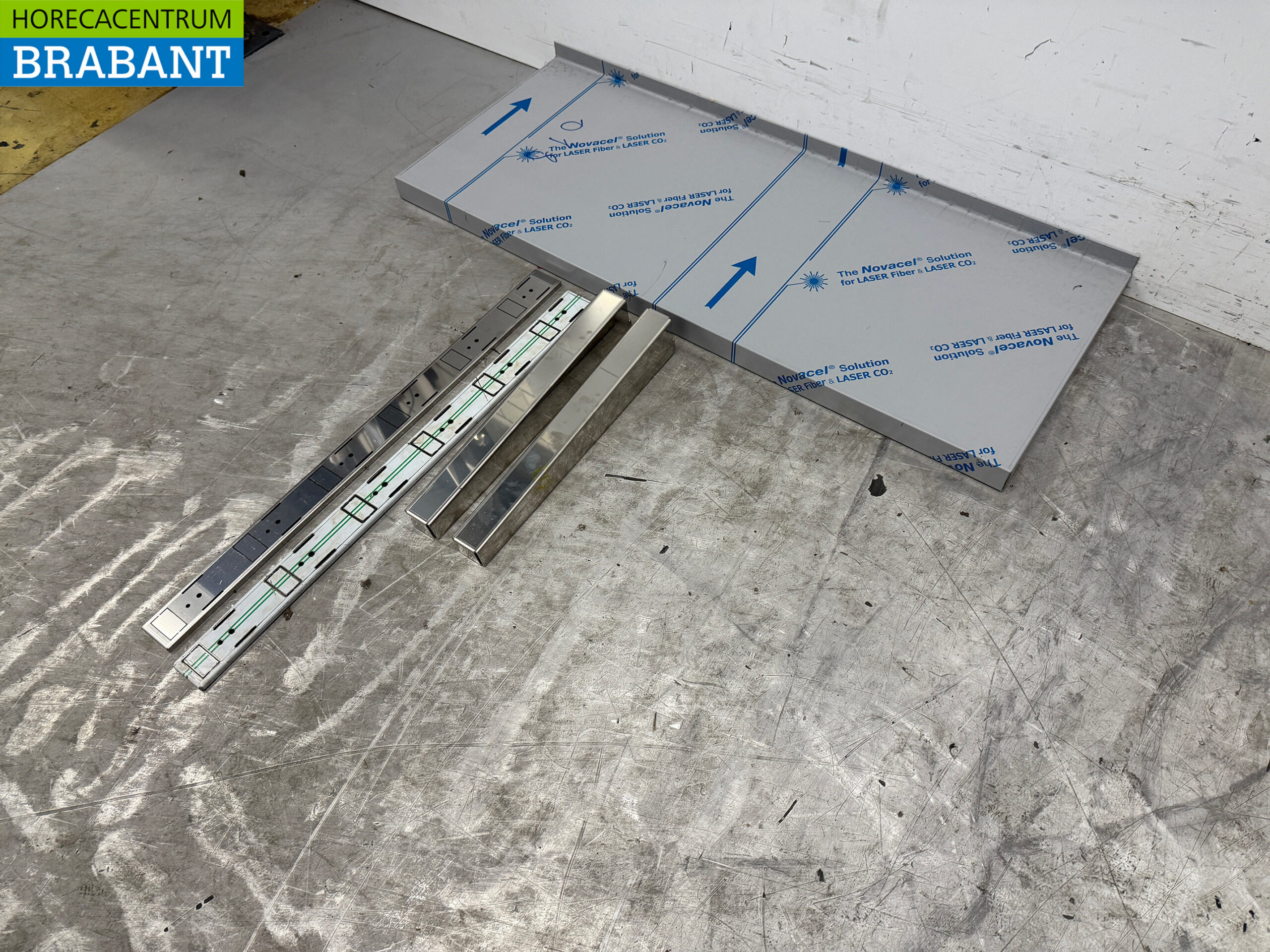 Étagère murale en acier inoxydable 100 x 40 cm Restauration – Image 3