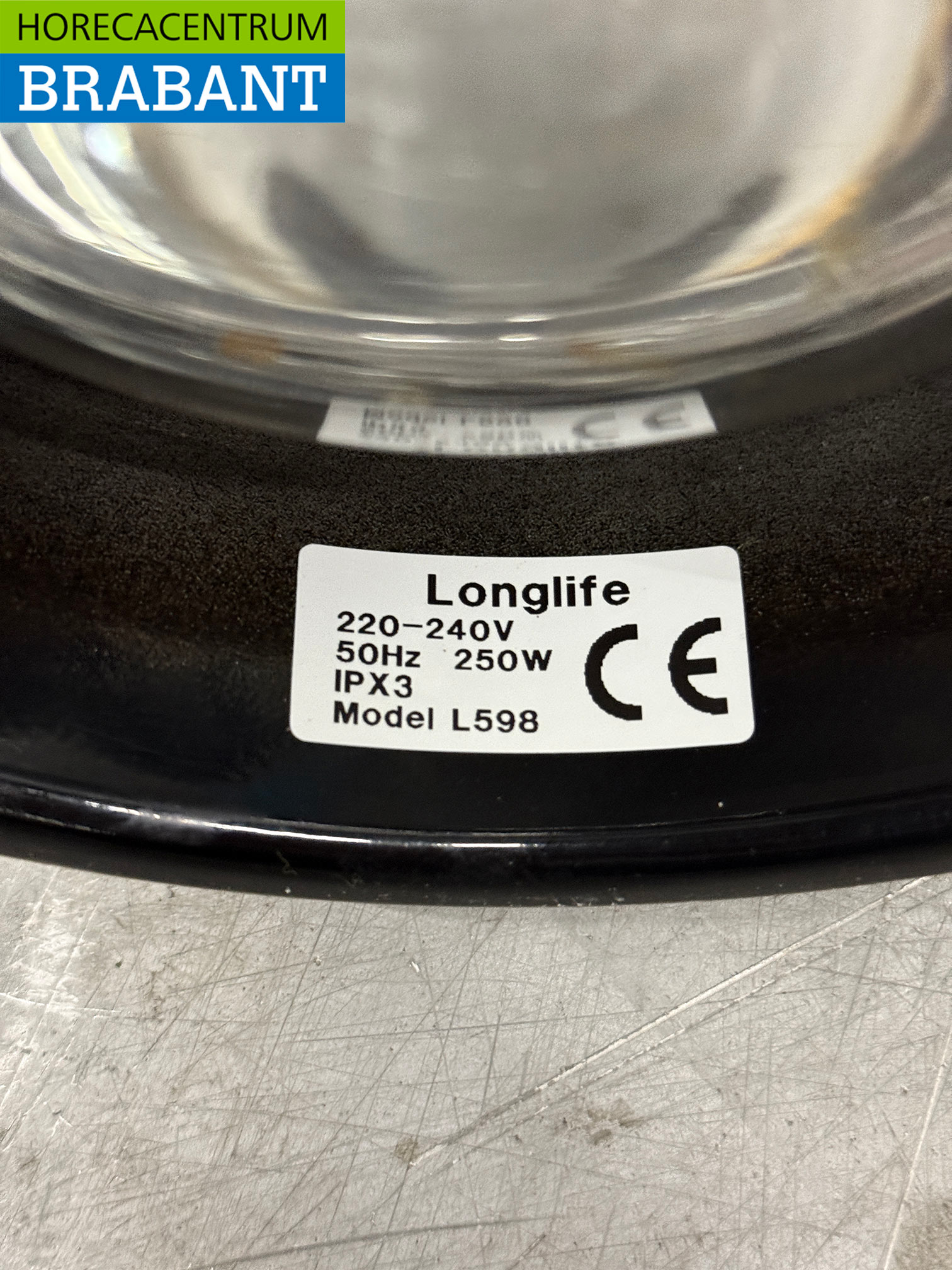 Lampe chauffante Lampe chauffante 185 mm 250 watts 230V Horeca – Image 5