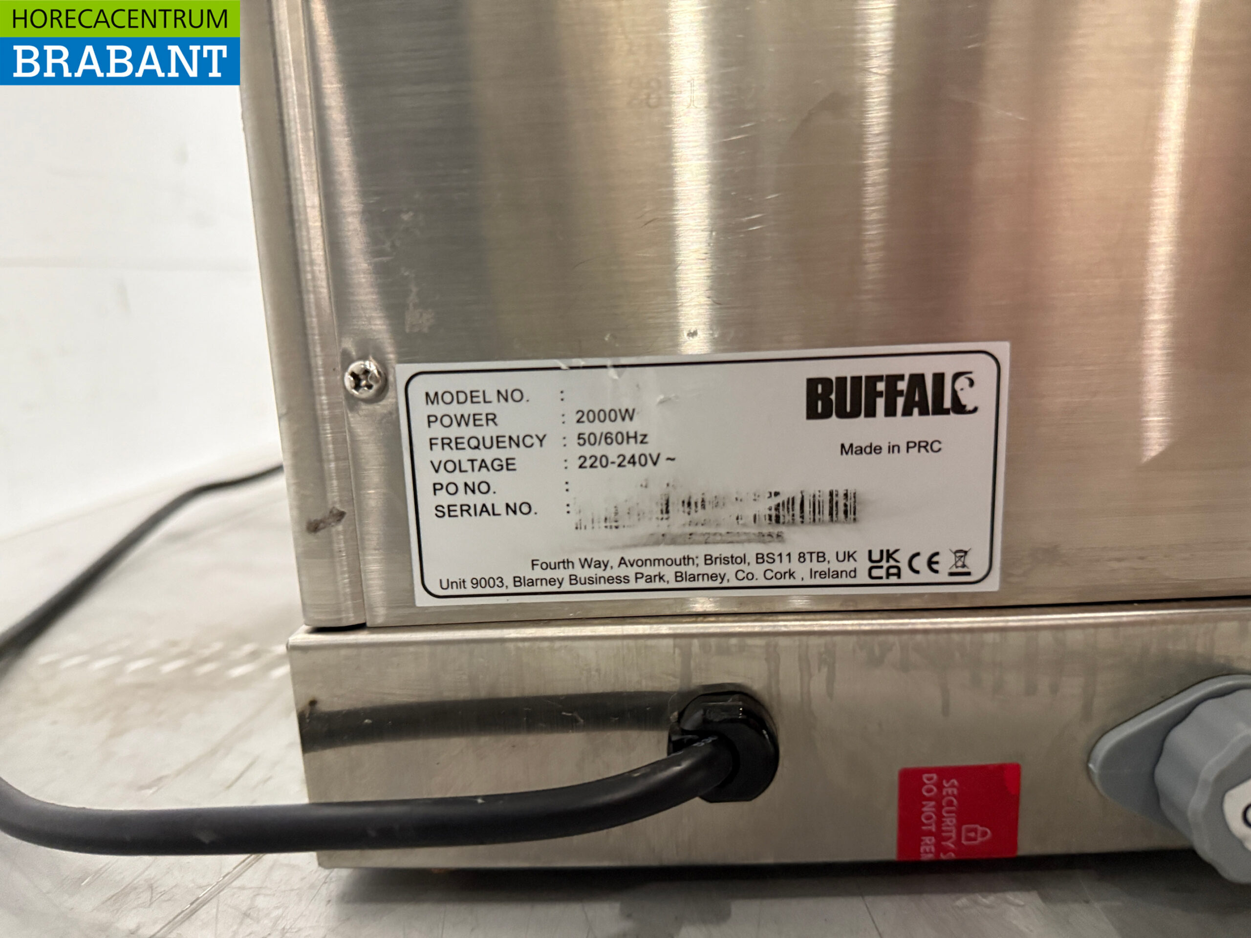 Machine à café Buffalo en acier inoxydable Machine à café avec pichet 2 litres 230V Horeca – Image 4