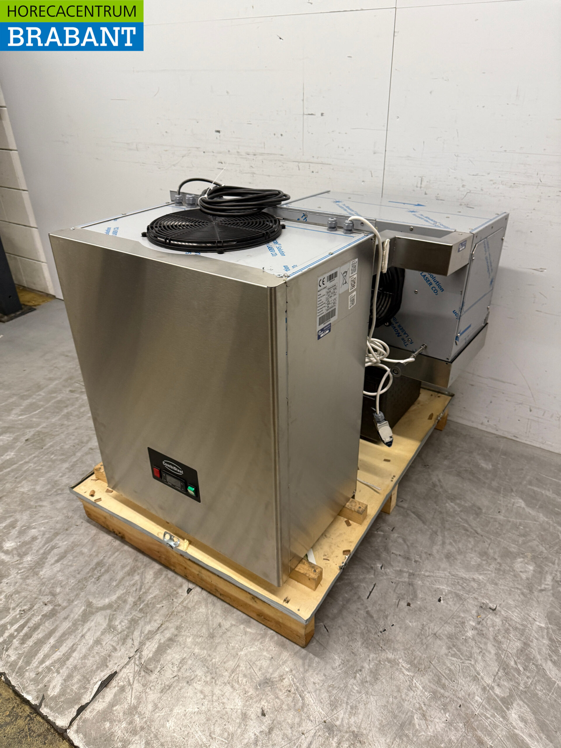 Unité de réfrigération Combisteel en acier inoxydable Unité murale monobloc 15 m3 230V Horeca – Image 2