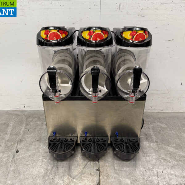 Machine à granité en acier inoxydable Machine à granité 3 x 12 litres 230V Horeca