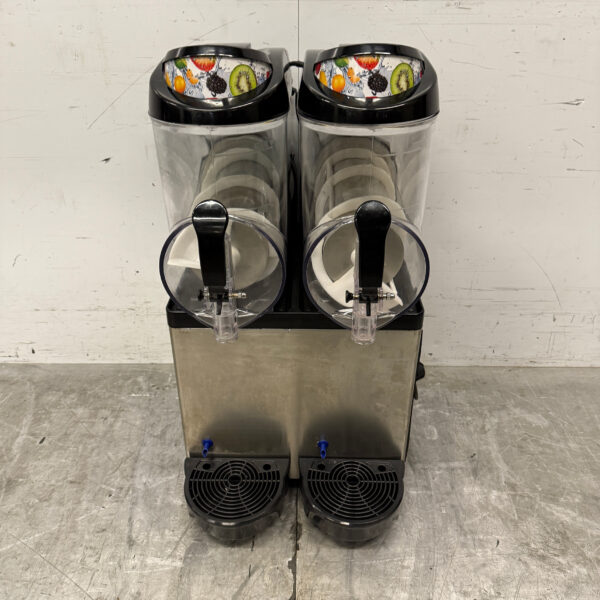 Machine à granité en acier inoxydable Machine à granité 2 x 12 litres 230V Horeca