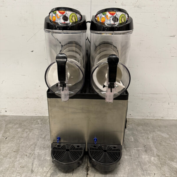 Machine à granité en acier inoxydable Machine à granité 2 x 12 litres 230V Horeca