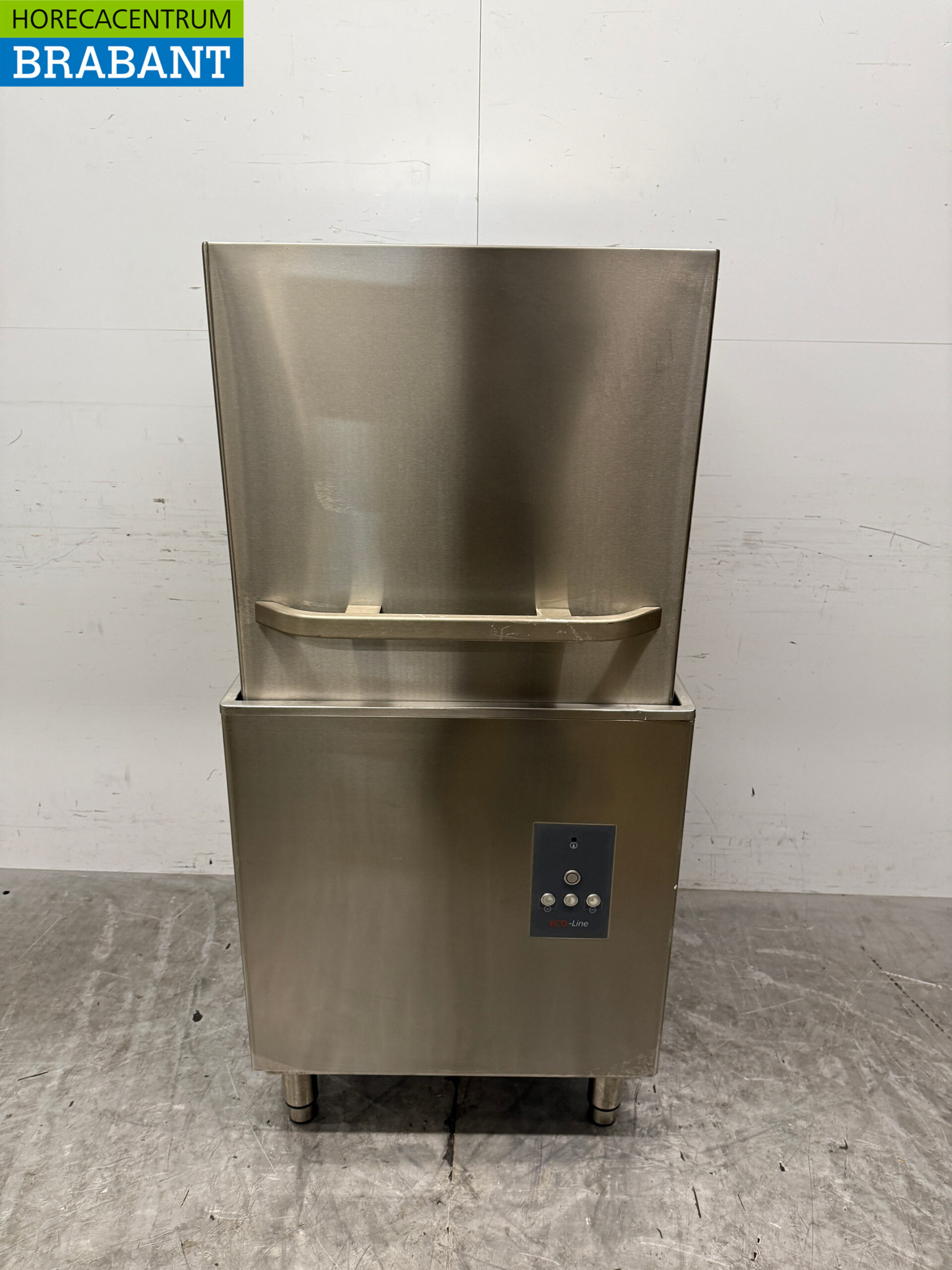 Lave-vaisselle à passage Asber en acier inoxydable avec pompe de vidange 400V Horeca