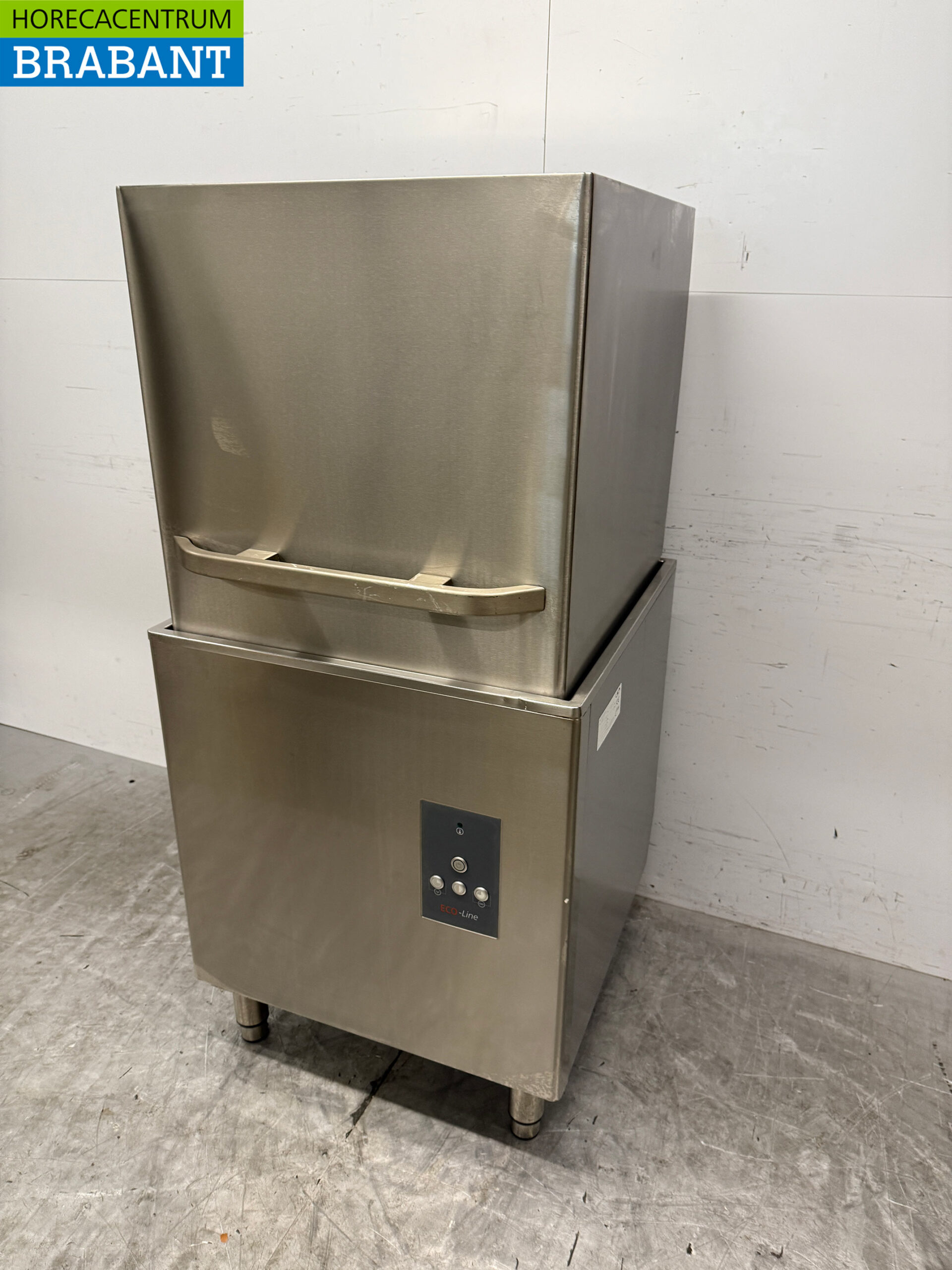 Lave-vaisselle à passage Asber en acier inoxydable avec pompe de vidange 400V Horeca – Image 2