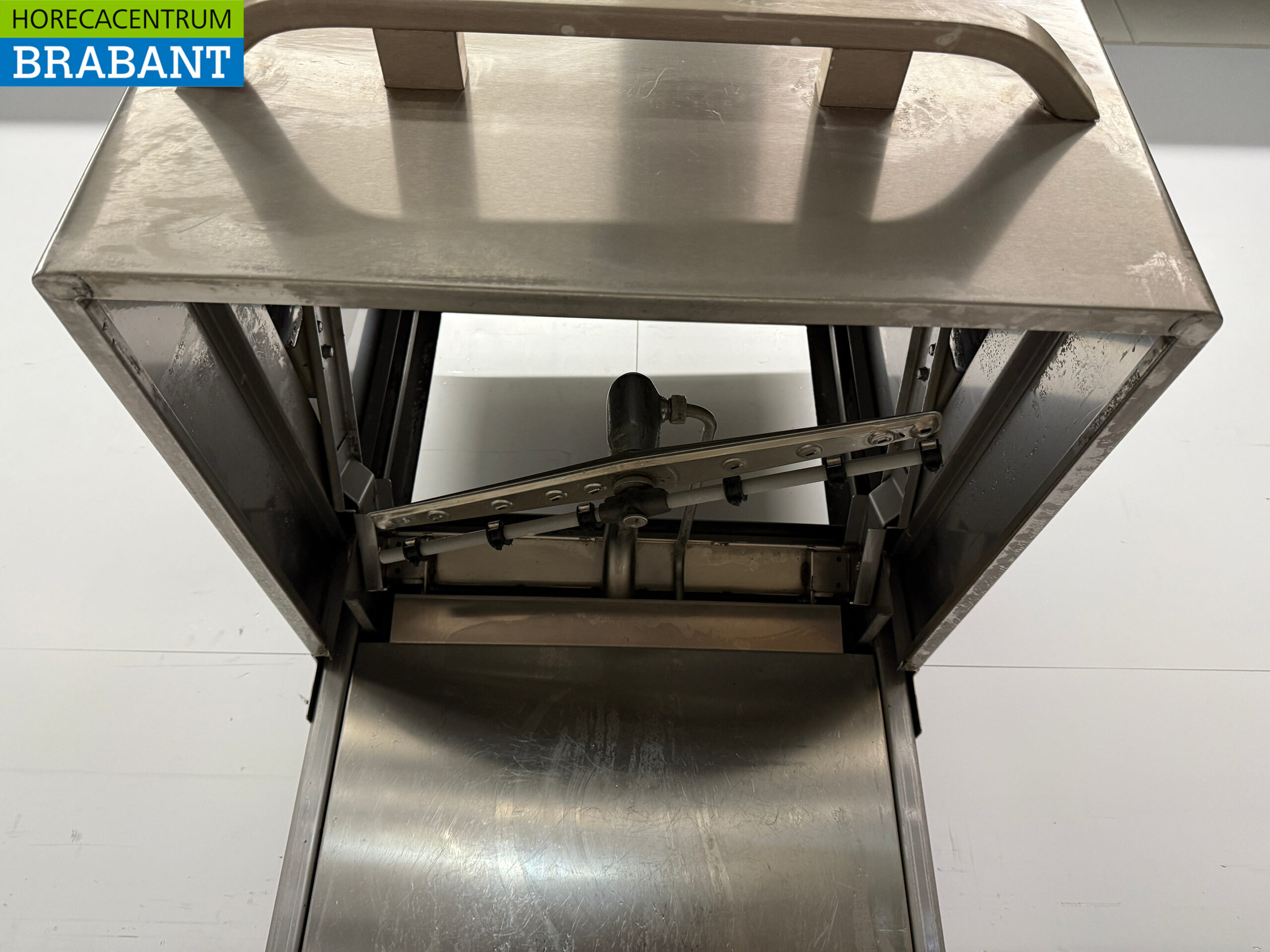 Lave-vaisselle à passage Asber en acier inoxydable avec pompe de vidange 400V Horeca – Image 5