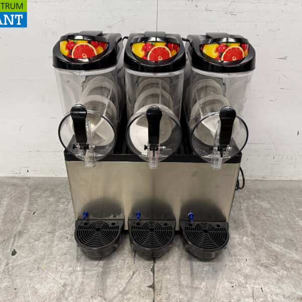 Machine à granité en acier inoxydable Machine à granité 3 x 12 litres 230V Horeca