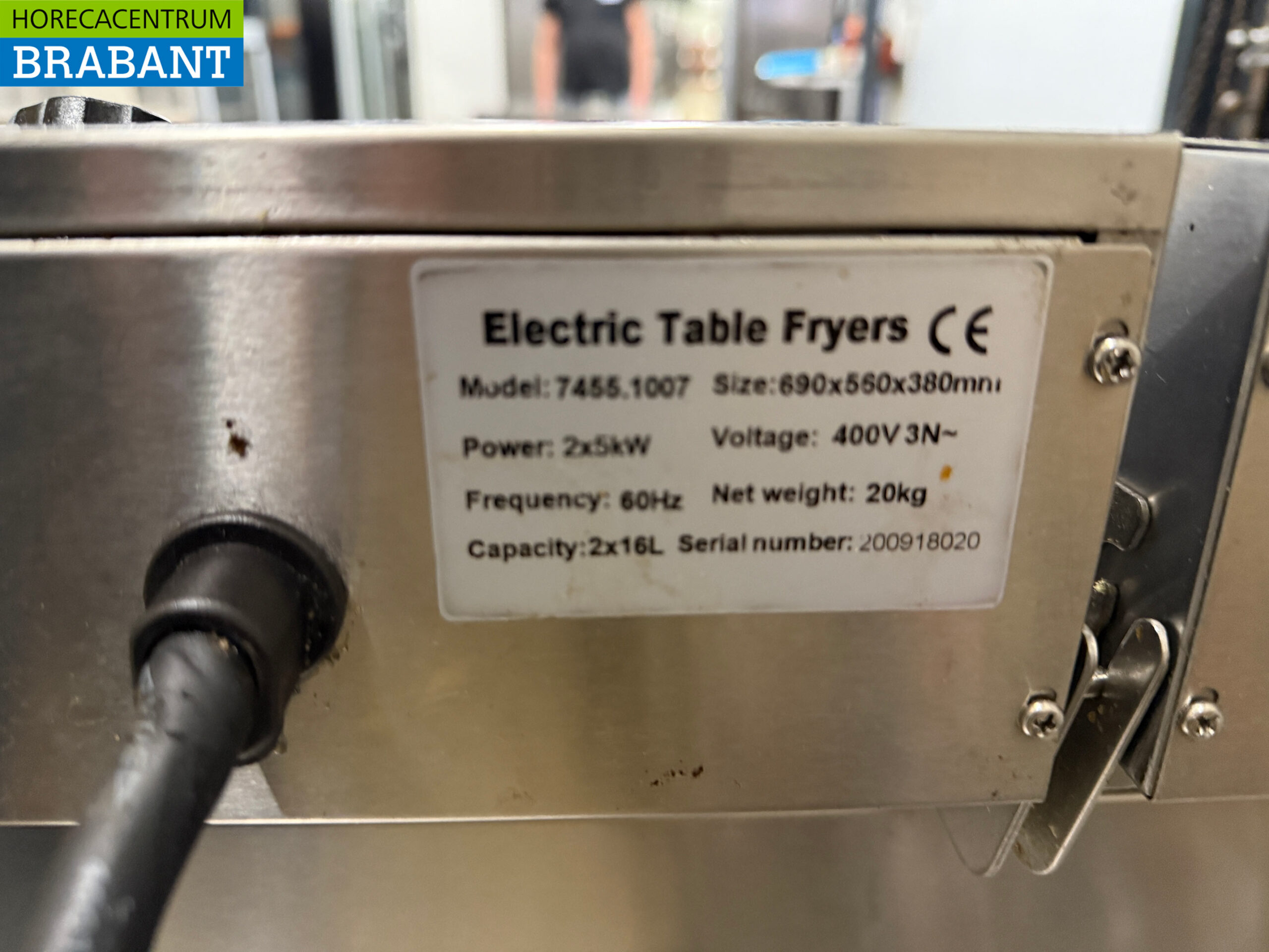 Friteuse double Combisteel en acier inoxydable 2 x 16 litres 2 x 400V Horeca – Image 5