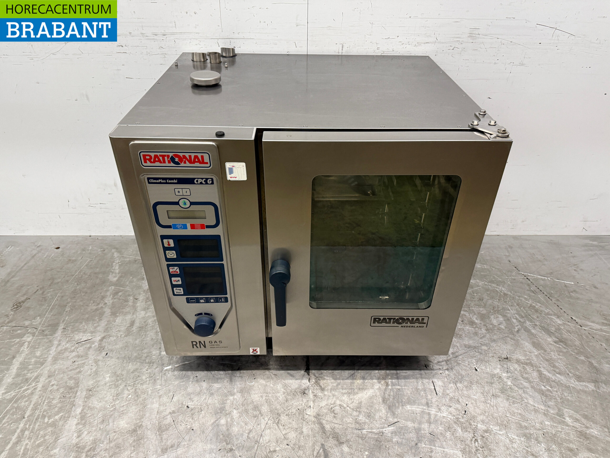 Acier inoxydable Rational CPC 61G Combi steamer 6 x 1/1 GN Gaz naturel 230V Horeca