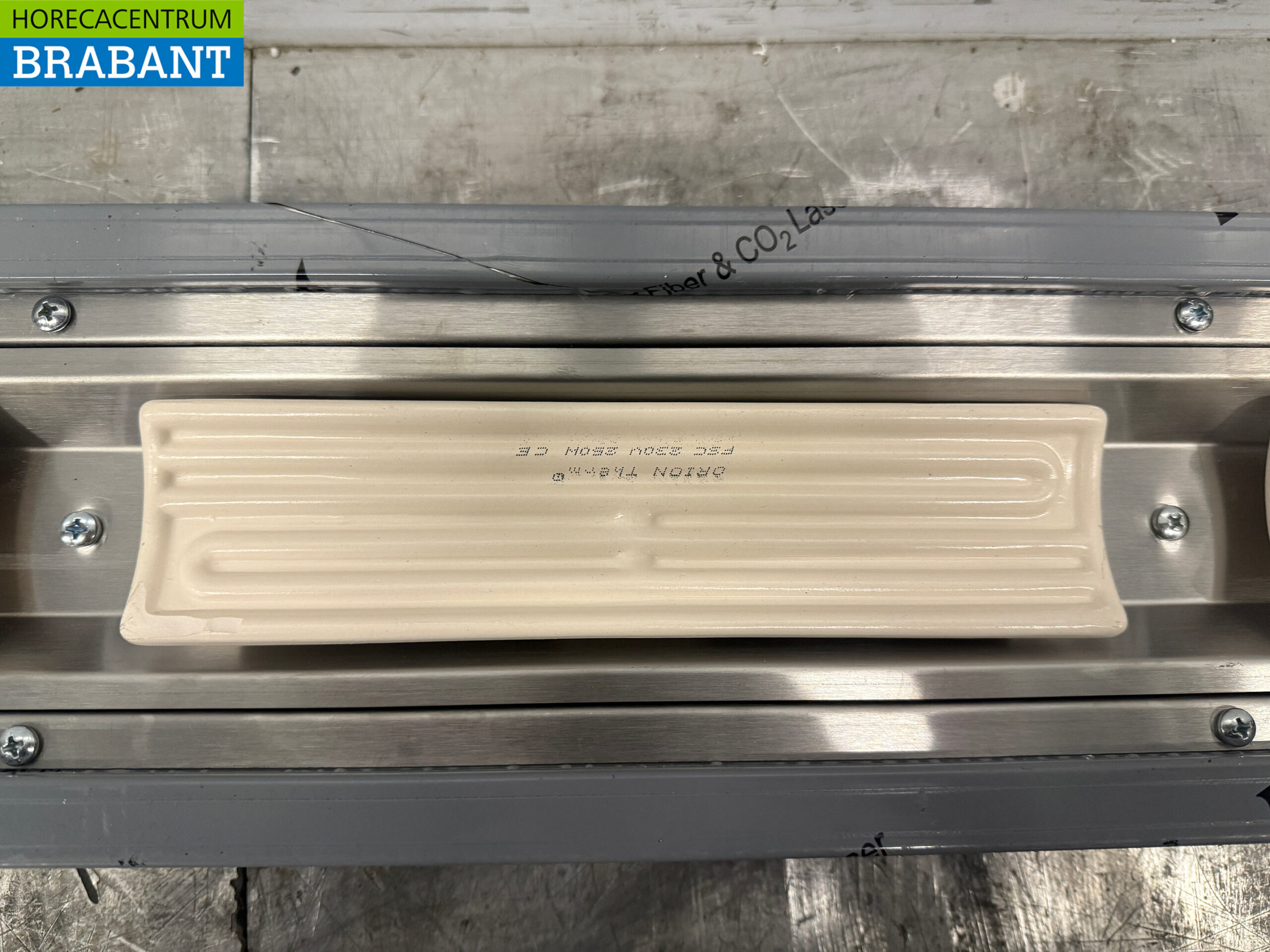 Radiateur à chaleur céramique Pro-Line en acier inoxydable Lampe chauffante 143,5 cm 230V Horeca – Image 4