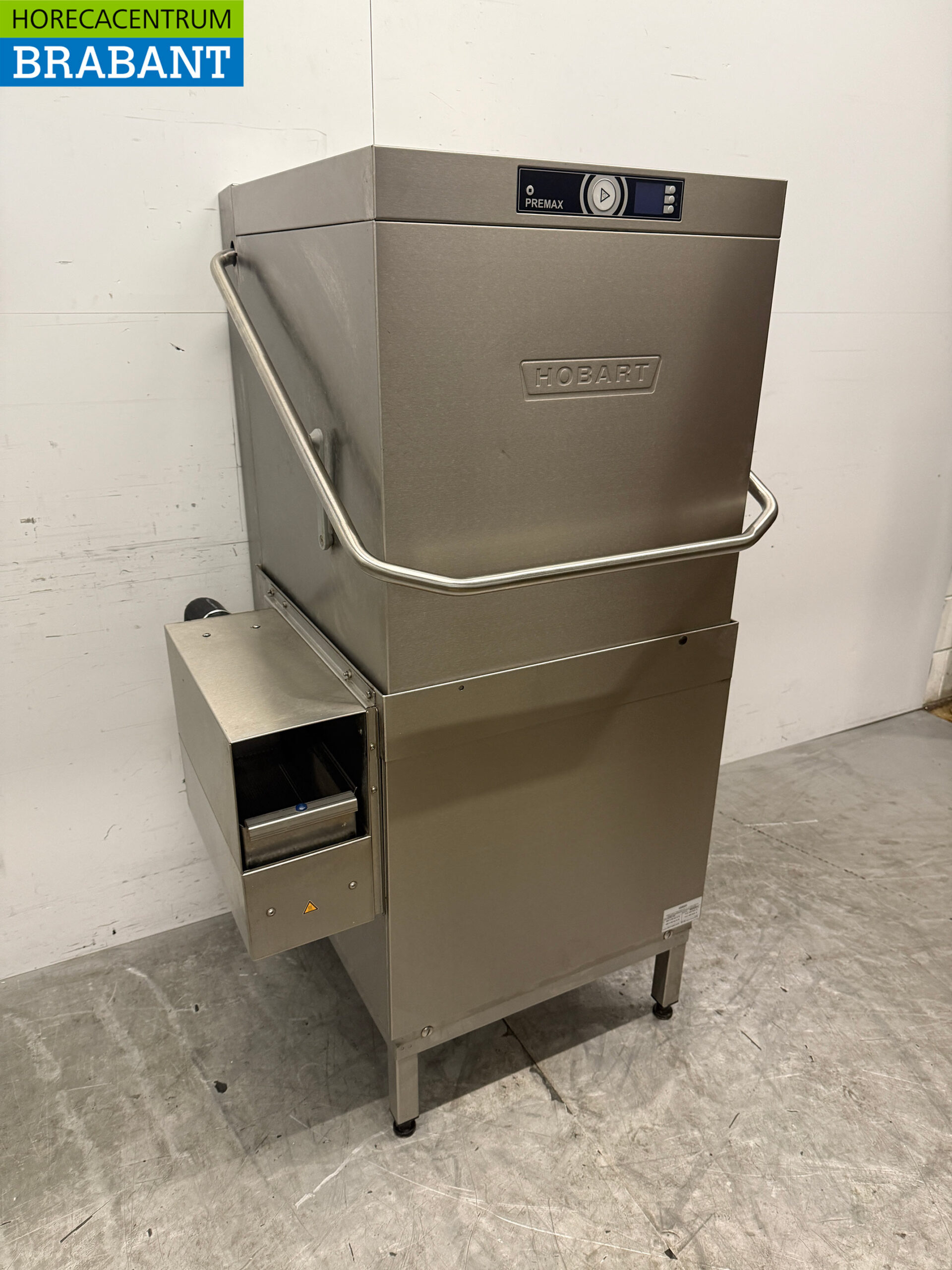 Lave-vaisselle à passage Hobart Premax en acier inoxydable avec pompe de vidange 400V Horeca – Image 3