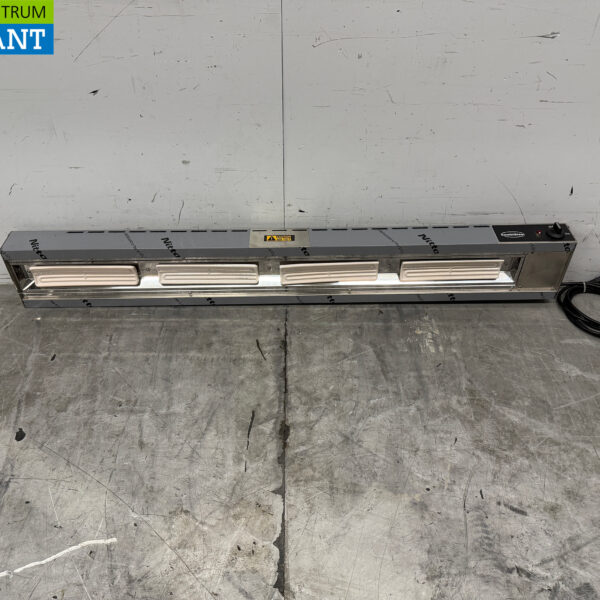 Radiateur céramique Combisteel en acier inoxydable Lampe chauffante 138 cm 230V Horeca