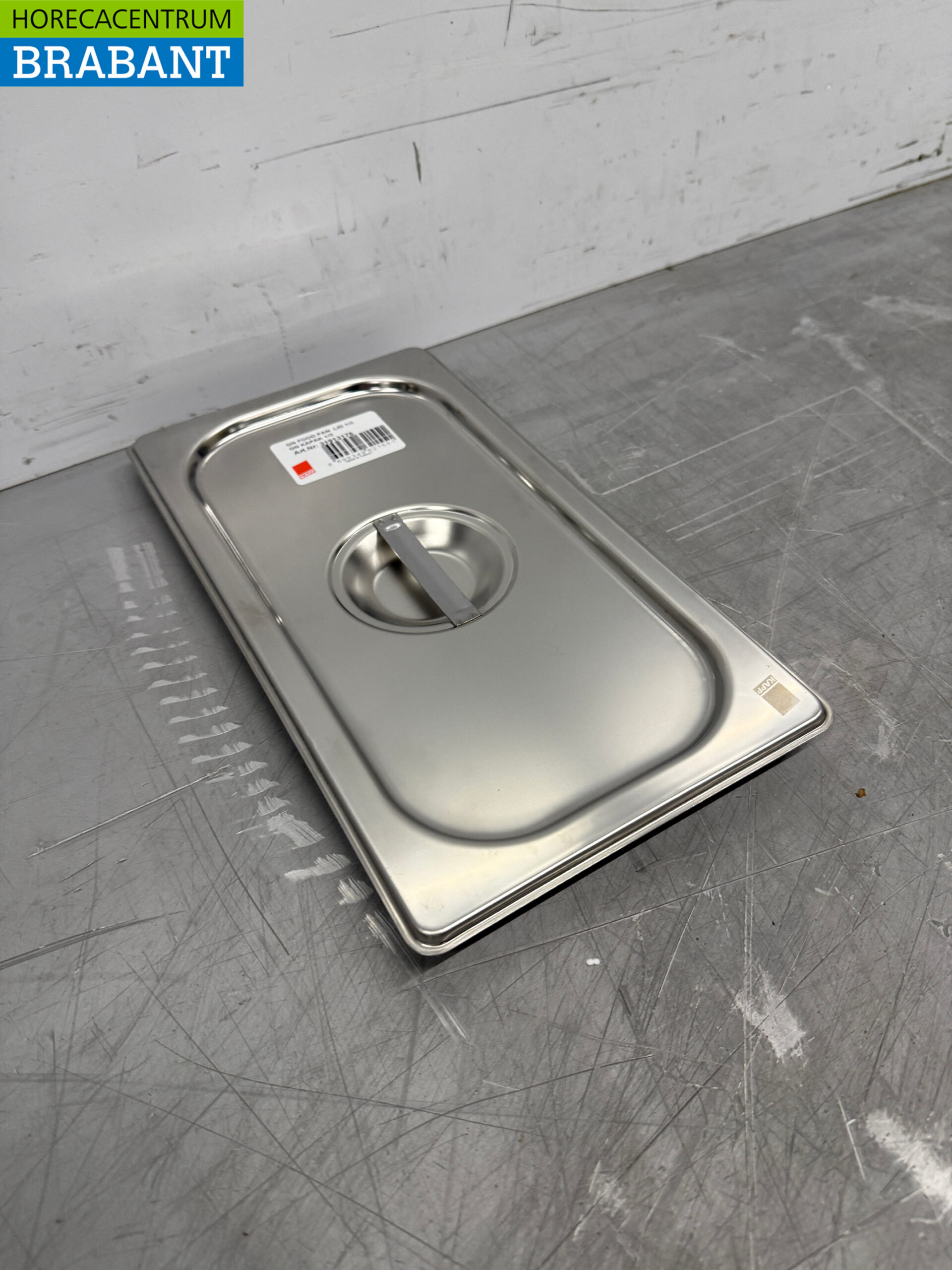 Couvercle Gastronorm KAPP en acier inoxydable Couvercle GN 1/3 Horeca – Image 3
