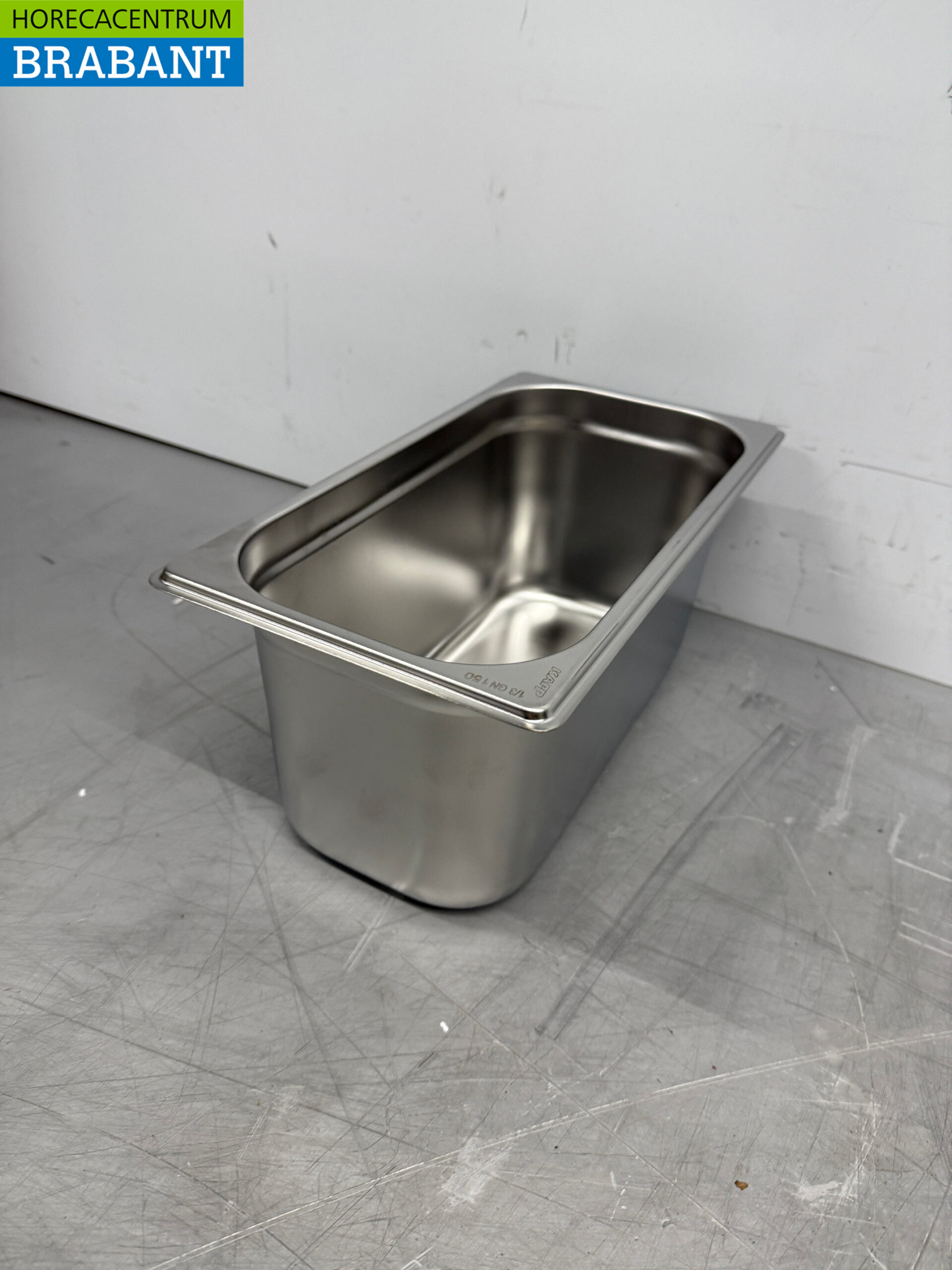 Acier inoxydable KAPP Bac gastronorme Bac GN 1/3 Profondeur 150 mm Horeca – Image 2
