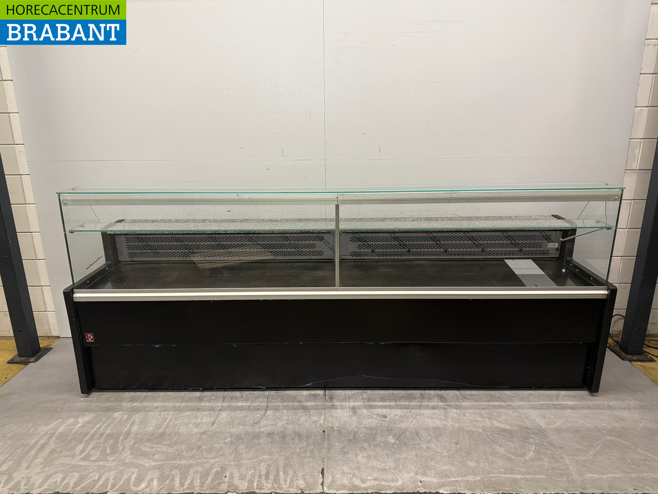 Diamant Vitrine réfrigérée Vitrine Snack Vitrine réfrigérée 300 cm 230V Cafétéria Chip shop Restauration Restauration