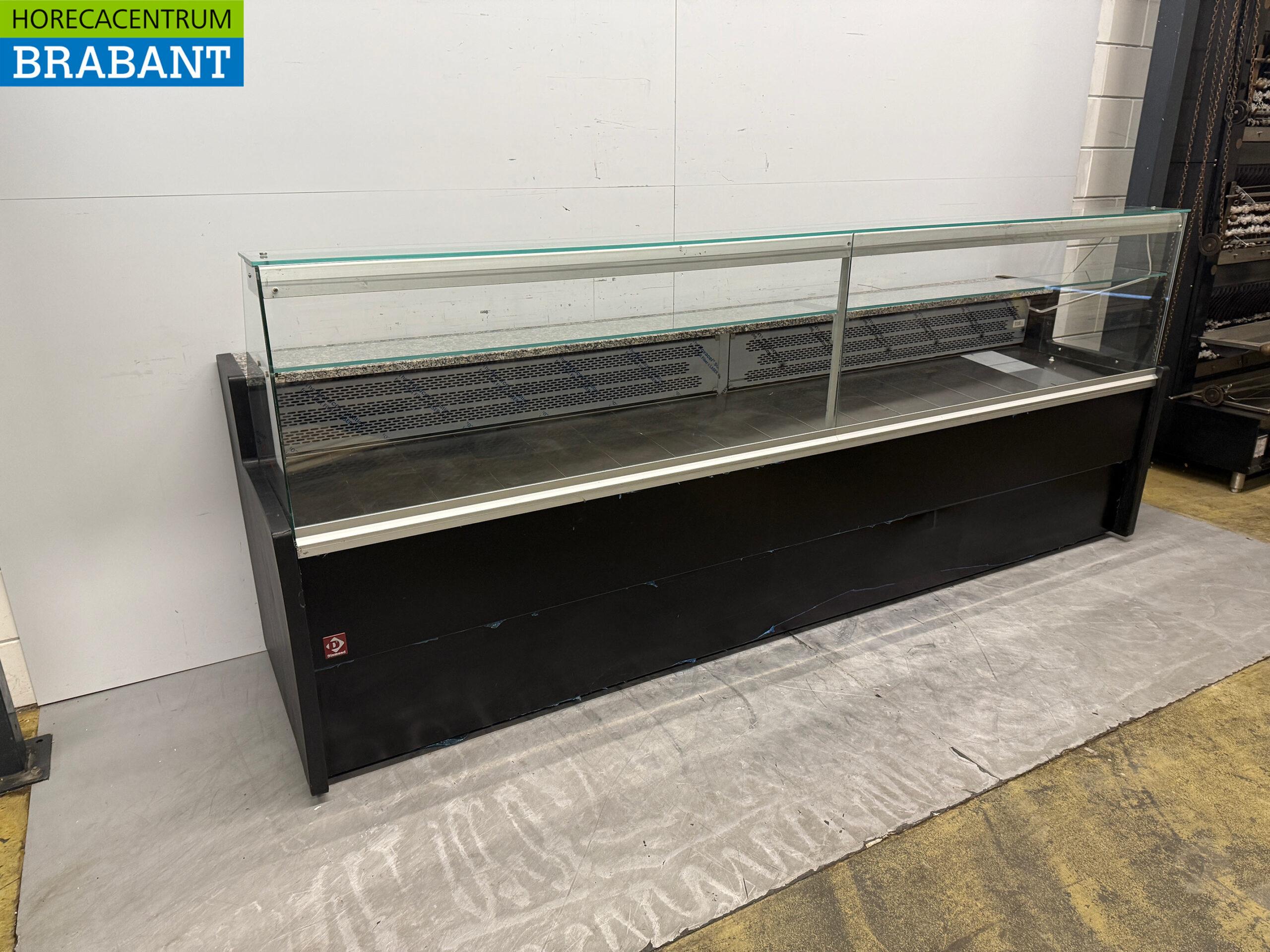 Diamant Vitrine réfrigérée Vitrine Snack Vitrine réfrigérée 300 cm 230V Cafétéria Chip shop Restauration Restauration – Image 3