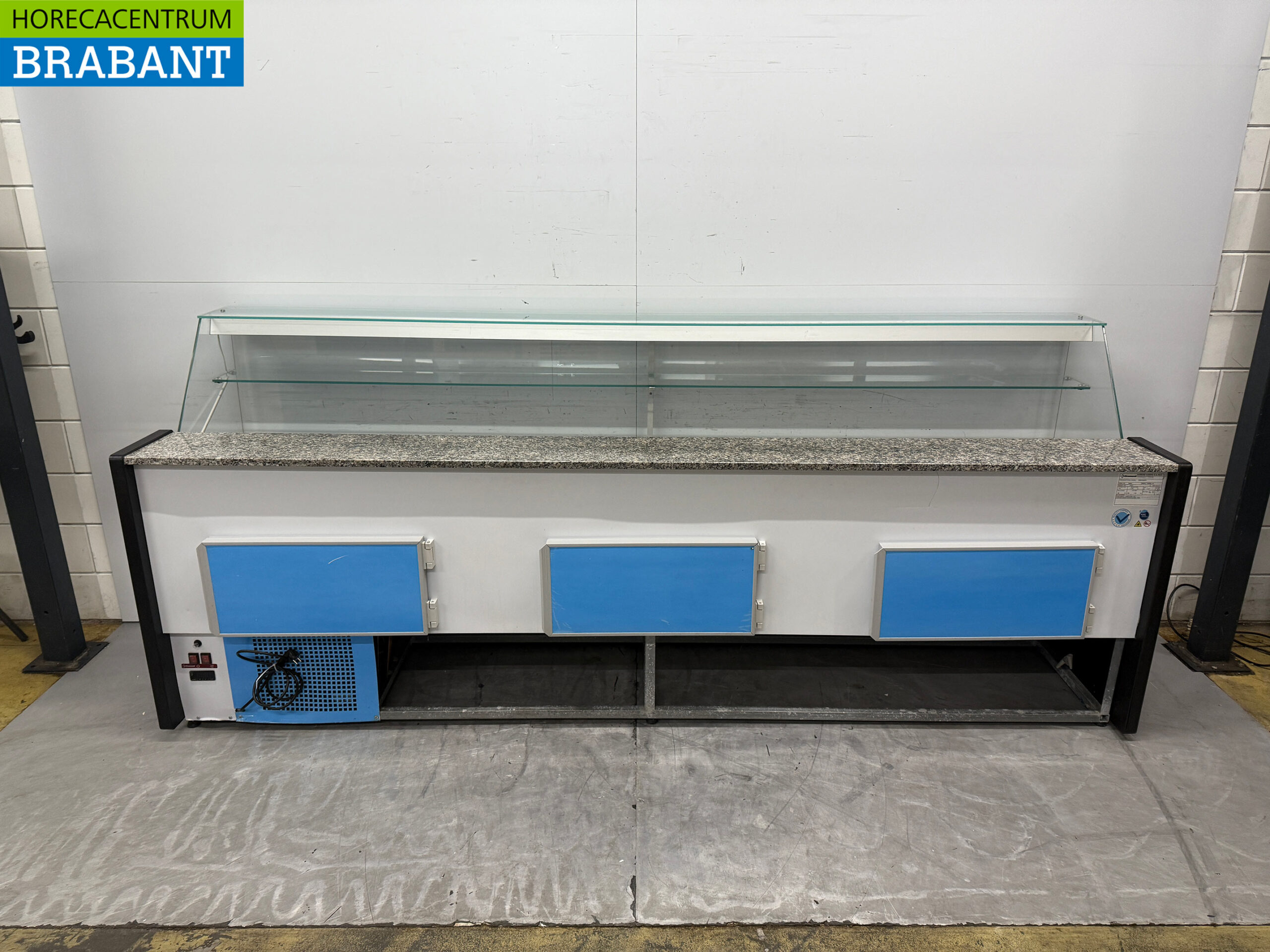 Diamant Vitrine réfrigérée Vitrine Snack Vitrine réfrigérée 300 cm 230V Cafétéria Chip shop Restauration Restauration – Image 4