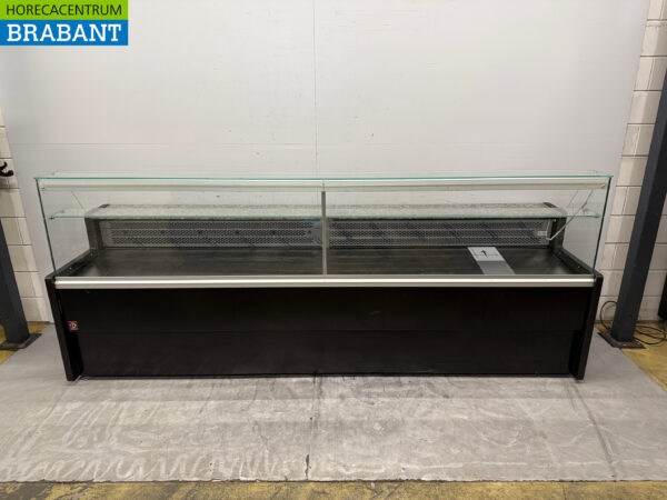Diamant Vitrine réfrigérée Vitrine Snack Vitrine réfrigérée 300 cm 230V Cafétéria Chip shop Restauration Restauration