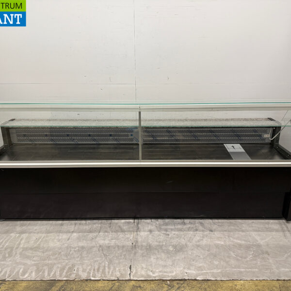 Diamant Vitrine réfrigérée Vitrine Snack Vitrine réfrigérée 300 cm 230V Cafétéria Chip shop Restauration Restauration