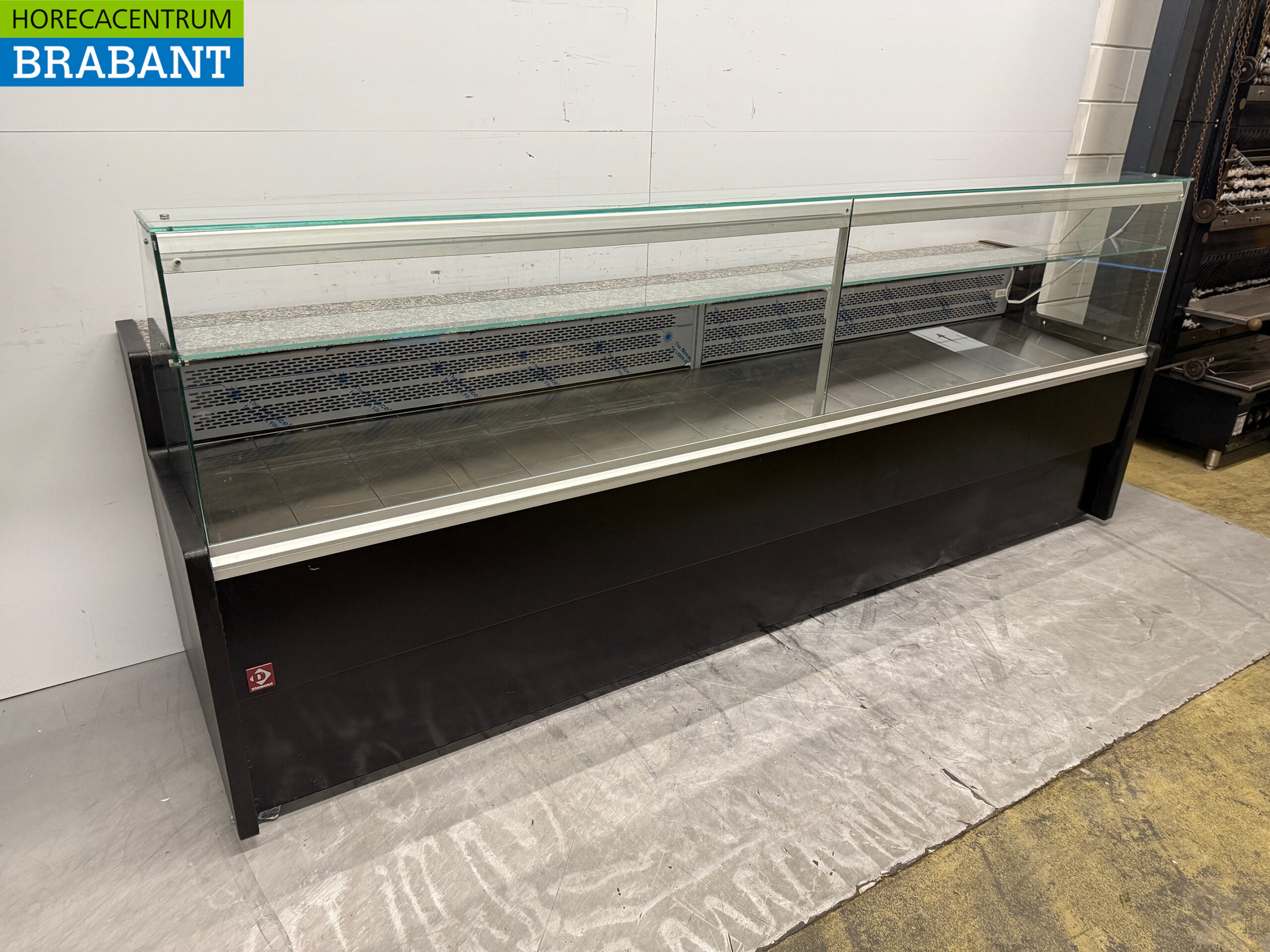 Diamant Vitrine réfrigérée Vitrine Snack Vitrine réfrigérée 300 cm 230V Cafétéria Chip shop Restauration Restauration – Image 2