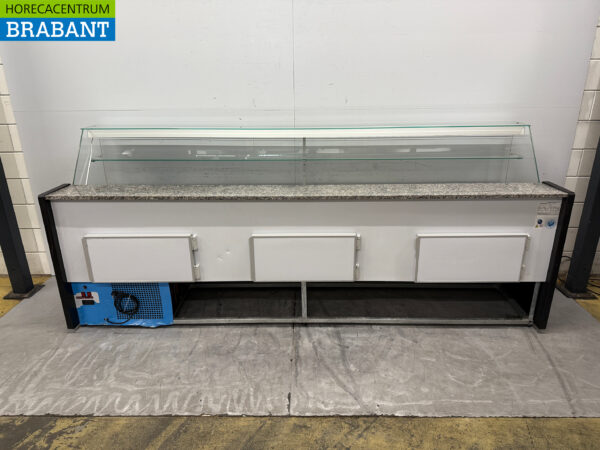 Diamant Vitrine réfrigérée Vitrine Snack Vitrine réfrigérée 300 cm 230V Cafétéria Chip shop Restauration Restauration – Image 4