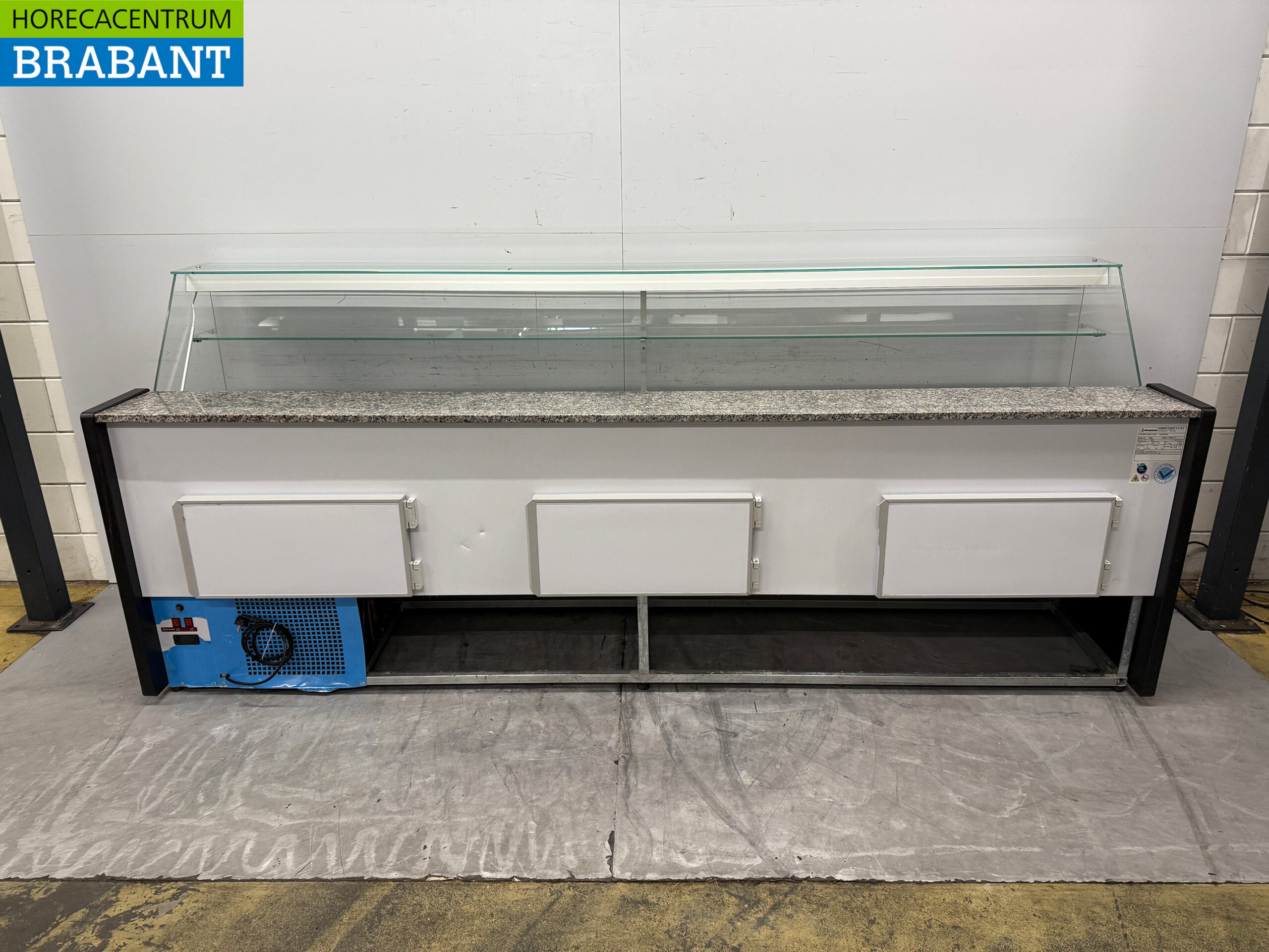Diamant Vitrine réfrigérée Vitrine Snack Vitrine réfrigérée 300 cm 230V Cafétéria Chip shop Restauration Restauration – Image 4